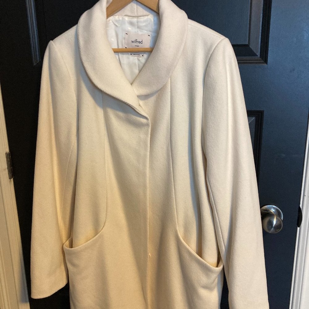 Wilfred Cream Cocoon Petite L Coat